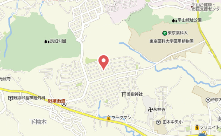 『八王子市中古戸建て』八王子市南陽台3-12-4【仲介手数料無料】　八王子市南陽台　の地図|～仲介手数料無料☆八王子ひなた不動産～八王子市南陽台　中古戸建