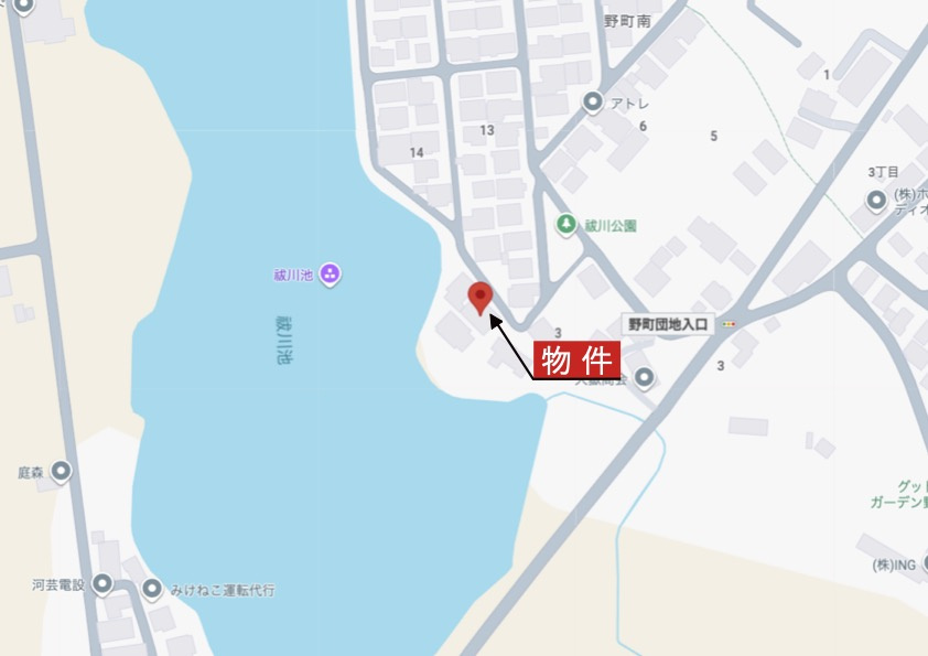 鈴鹿市野町南1丁目の地図|詳細Map