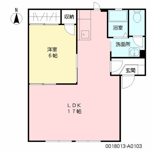 ラフォーレ櫛原の間取り