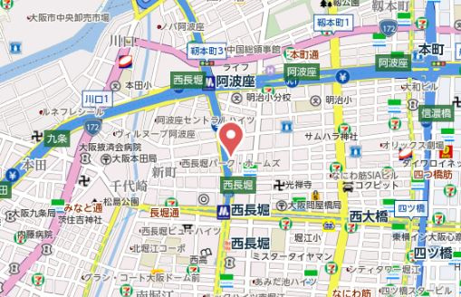 【地図】 | Luxe西長堀