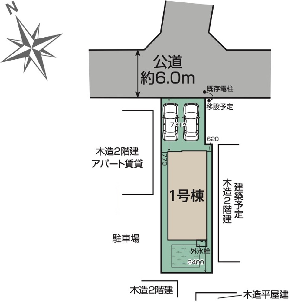 さいたま市見沼区東大宮2丁目の区画図