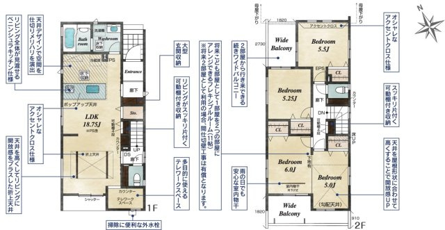 さいたま市見沼区東大宮2丁目の間取り