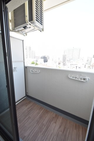 大阪市都島区中野町３丁目の賃貸マンションのバルコニー