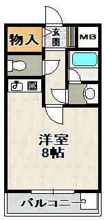 カーサ浅尾の間取り