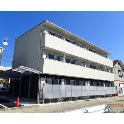 広島市南区丹那町のアパートの外観|外はこのようになっています