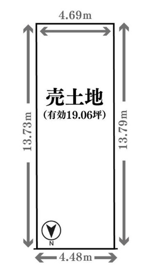 【土地図】 | 上桂三ノ宮町　売土地