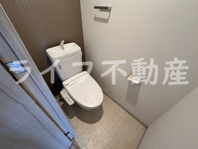 S-RESIDENCE緑橋駅前のトイレ|シンプルで使いやすいトイレです