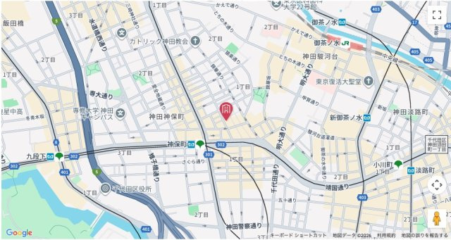 ★仲介手数料半額★シティインデックス千代田神保町（通貨価値が下がっている時には対策として不動産購入になります）の地図