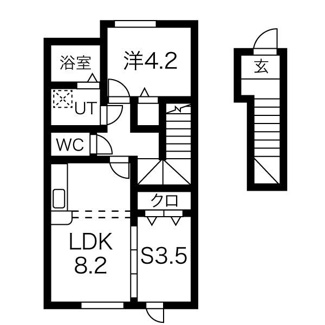 【間取り】 | ラ・スリーズⅡ