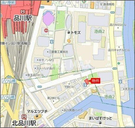 【地図】八ツ山三和ハウス 