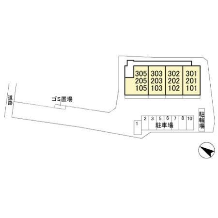 ヴィル ソレイユの区画図