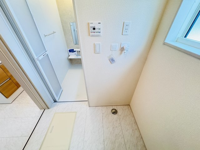 松戸市高塚新田新築戸建（高塚新田第３）のランドリースペース|洗濯機置き場