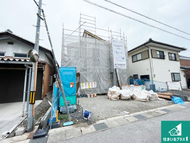 長浜市三ツ矢元町　第3期　新築一戸建ての外観|現在の進捗状況です！順調に作業進行中、完成が待ち遠しいです！詳細の間取り等、お気軽にお問い合わせください！