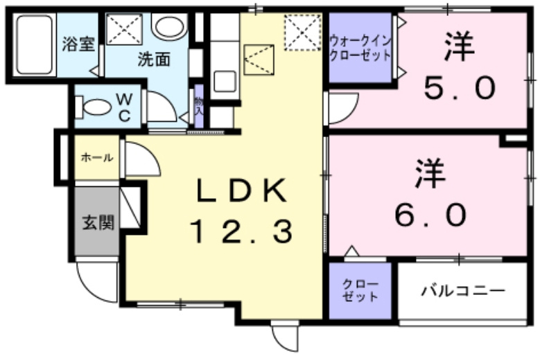 パーシモンの間取り
