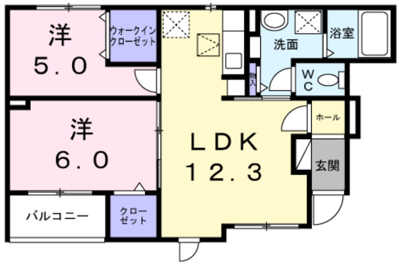 パーシモンの間取り