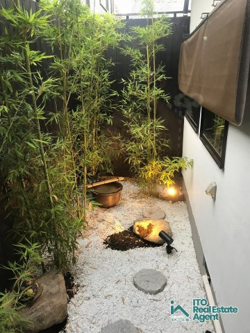 上京区南伊勢屋町 ゲストハウスの中庭