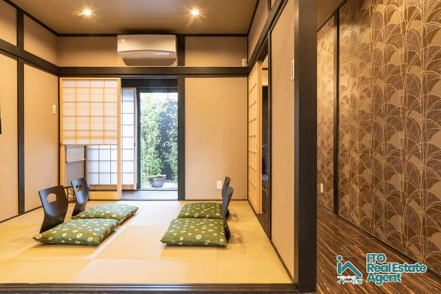 上京区南伊勢屋町 ゲストハウスの内装