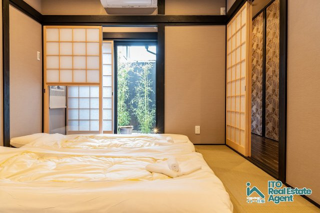 上京区南伊勢屋町 ゲストハウスの和室