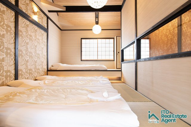 上京区南伊勢屋町 ゲストハウスの和室