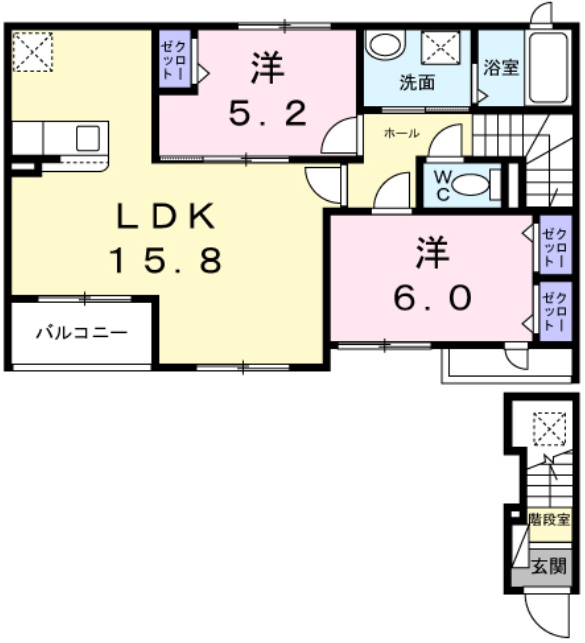 パーシモンの間取り