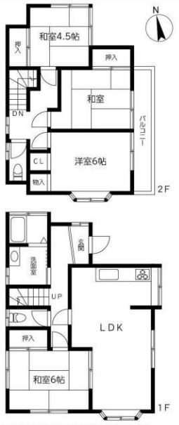 長生郡長生村小泉　中古戸建の間取り|図面と現況に相違がある場合、現況を優先致します。
