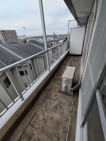 コーポアロフィⅡのバルコニー