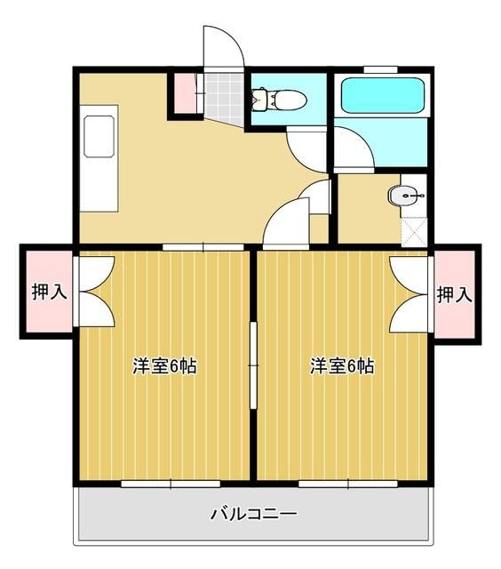 コーポアロフィⅡの間取り