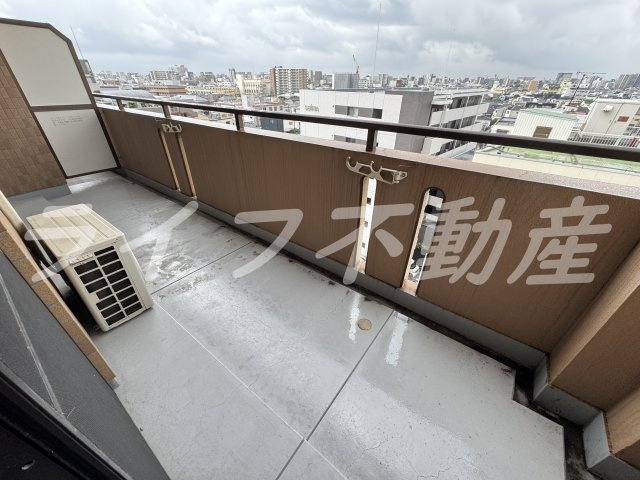 カサグランデ深江　仲介手数料無料のバルコニー|広々としたバルコニーです