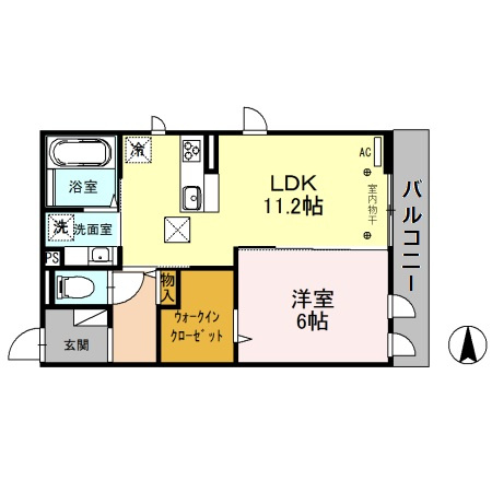 ムサオゴASの間取り