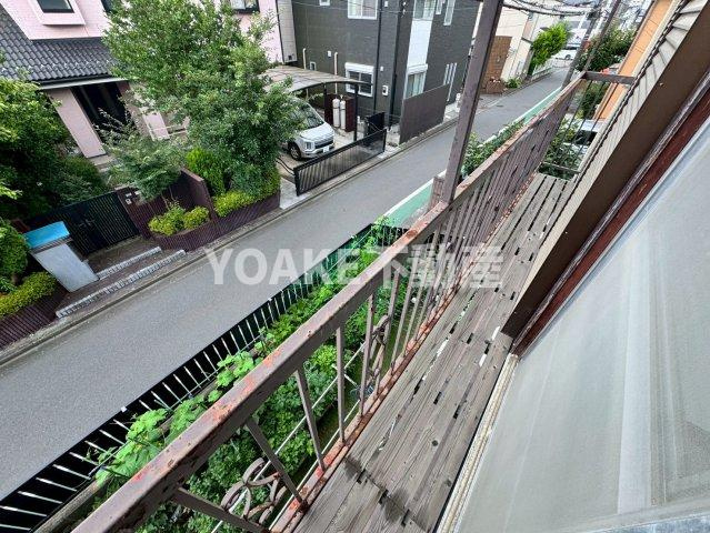 大山コーポのバルコニー