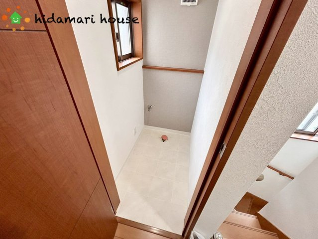 上尾市瓦葺　中古戸建のトイレ|リフォーム中になります。