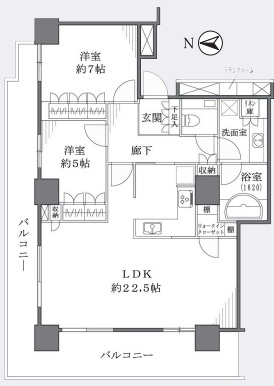 【間取り】 | ブリリアタワー大崎