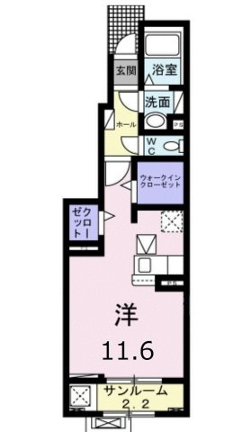 フォンハウス志家の間取り