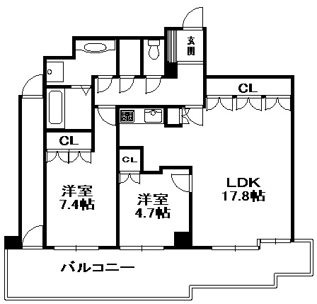 ファミール宝塚グランスイートタワーの間取り