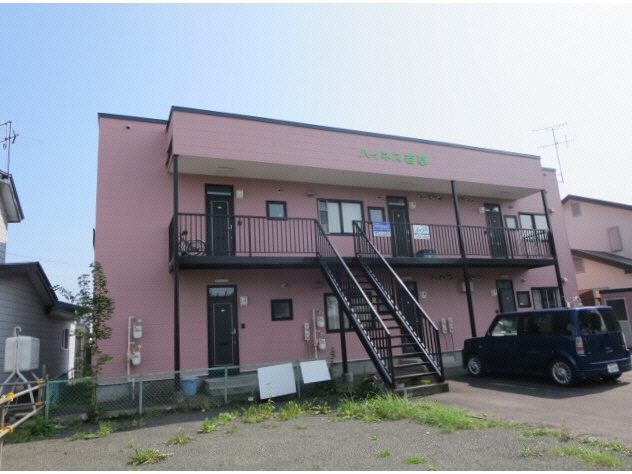 釧路市若草町のアパートの外観