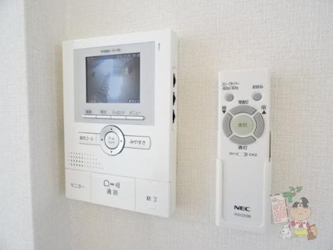 セジュールアサヒガワのセキュリティ|カメラ付インターホン