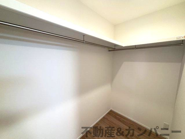 久米窪田町の新築分譲戸建の収納|専用の収納スペースです
