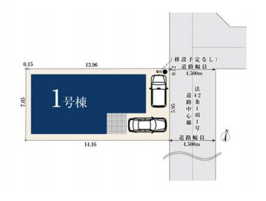 さいたま市大宮区土手町1131①　新築一戸建て　ミラスモ　01の区画図|1号棟