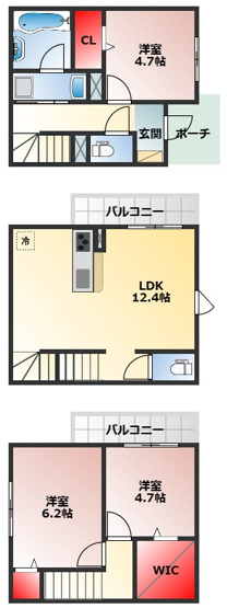 【間取り】 | レジデンス・ボヌール