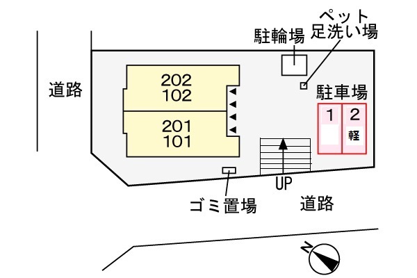 ブルーシャトーの区画図