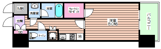 【間取り】 | アンビエンテ四ツ橋