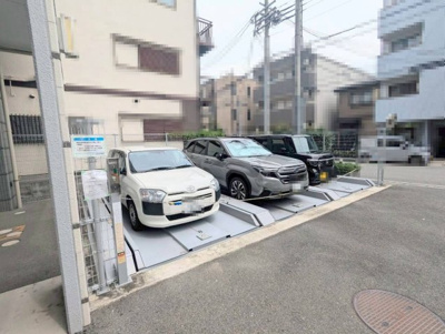 【駐車場】 | エスリード北田辺第３ | 今川公園まで徒歩１０分！気軽な近さでお散歩コースやジョギングコースにもいいですね♪気分もリフレッシュされますよ♪