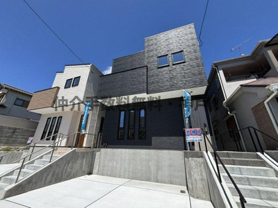 【外観】 | 神戸市須磨区緑が丘2丁目　新築戸建B号地　仲介手数料無料！ | 外はこのようになっています