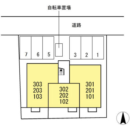 メルベーユの区画図