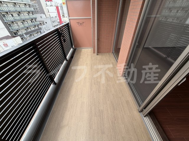 プレジオ玉造のバルコニー