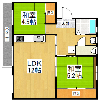 【間取り】 | 狭山住宅7号棟