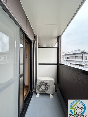 ささお弐番館のバルコニー