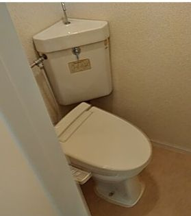 市谷左内坂ハイムのトイレ|清潔感のあるトイレです