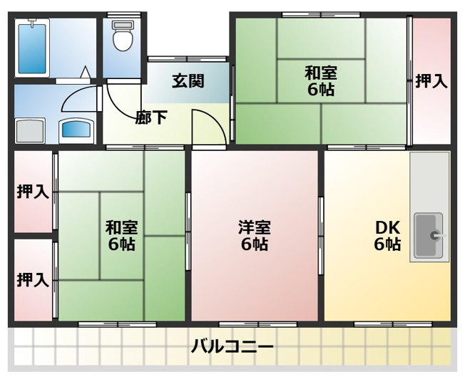 【間取り】 | ユトリロ八幡 戸建