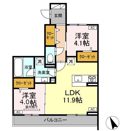【間取り】 | フルーリア国分寺
